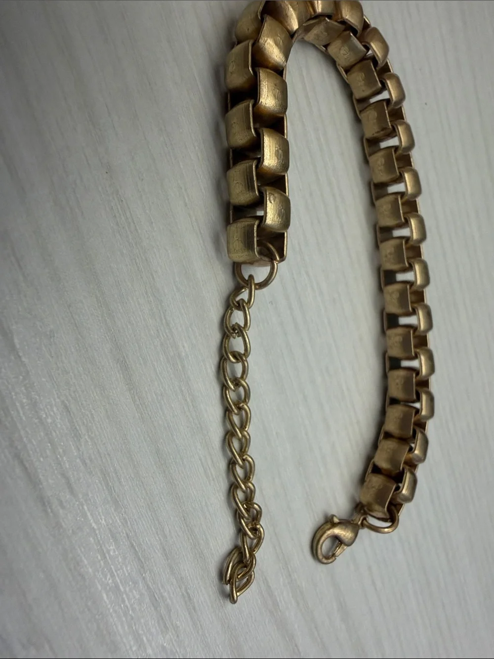 Women's Polished Gold Link Bracelet - Elegant Everyday Chain